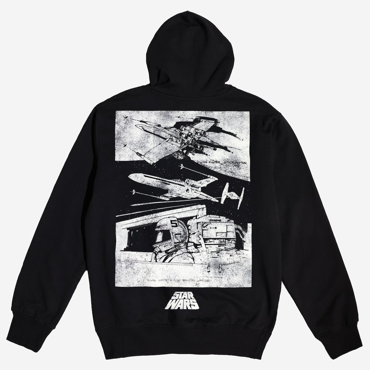 Star Wars Story Board Collage Hoodie