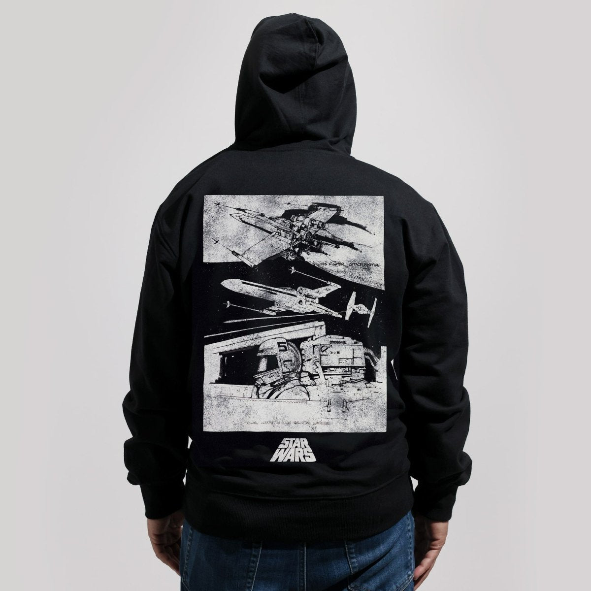 Star Wars Story Board Collage Hoodie