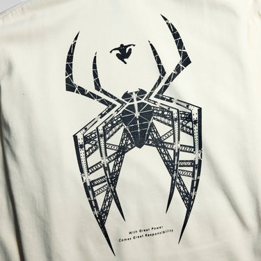 Spider-Man Steelworks Vintage Wash Heavyweight Hoodie - Heroes & Villains-Marvel-Hoodie