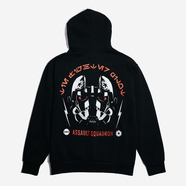 Tie Fighter Vintage Wash Heavyweight Hoodie - Heroes & Villains-Star Wars-Hoodie