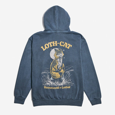 Loth Cat Vintage Wash Heavyweight Hoodie - Heroes & Villains-Star Wars-Hoodie