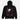 A Black Star Wars Hoodie with a graphic on the back showing Boba Fetts Helmet with "Warriors Of Mandalore" text in an arch over the helmet