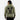 Person wearing a Green hoodie with a Warriors of Mandalore logo on the backt against a white background