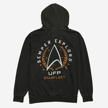 Starfleet Vintage Wash Heavyweight Hoodie - Heroes & Villains-Star Trek-Hoodie