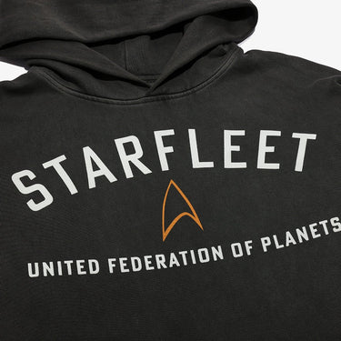 Starfleet Vintage Wash Heavyweight Hoodie - Heroes & Villains-Star Trek-Hoodie