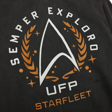 Starfleet Vintage Wash Heavyweight Hoodie - Heroes & Villains-Star Trek-Hoodie