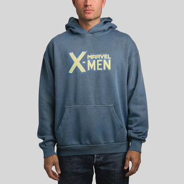 X-Men Vintage Wash Heavyweight Hoodie - Heroes & Villains-Marvel-Hoodie