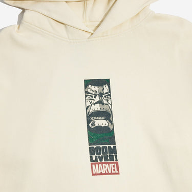 Doom Lives Vintage Wash Heavyweight Hoodie - Heroes & Villains-Marvel-Hoodie