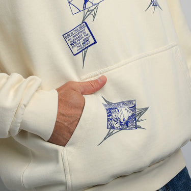 Spider-Man Comic Vintage Wash Heavyweight Hoodie - Heroes & Villains-Marvel-Hoodie