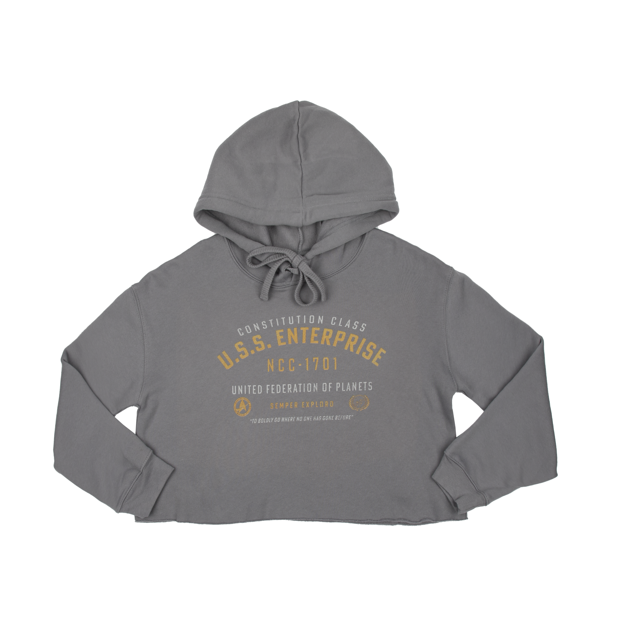 USS Enterprise Cropped hoodie