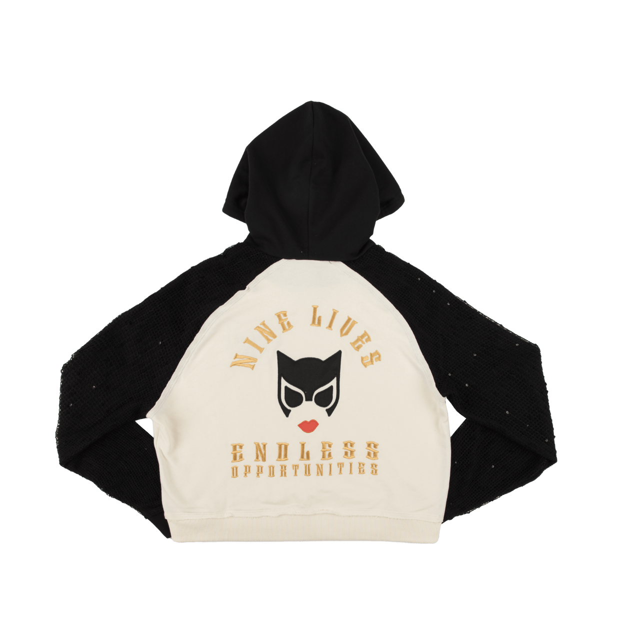 DC Comics Catwoman Nine Lives Cropped Hoodie | Official Apparel
