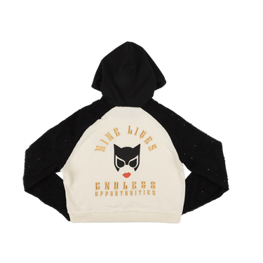Catwoman Nine Lives Cropped Hoodie