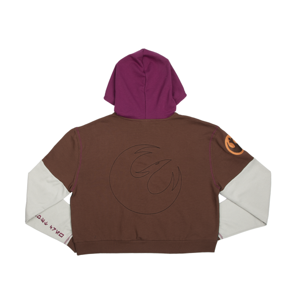 Heroes & Villains | Star Wars Sabine Wren Cropped Hoodie | Official Apparel & Accessories | Heroes & Villains L