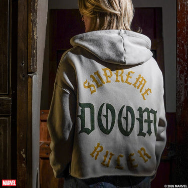 Supreme Ruler Doom Cropped Hoodie - Heroes & Villains-Marvel-Cropped Hoodie