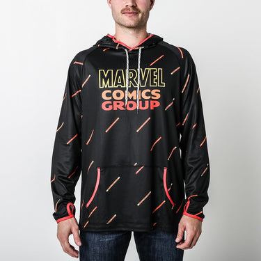 Marvel Comics Sublimated Print Performance Hoodie - Heroes & Villains-Marvel-Hoodie