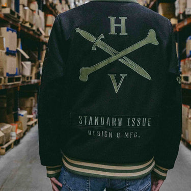 H&V Standard Issue Varsity Jacket - Heroes & Villains-Heroes & Villains-Varsity Jacket