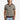 Man wearing a brown star wars  patterned polo with brown collar and trim on a white background