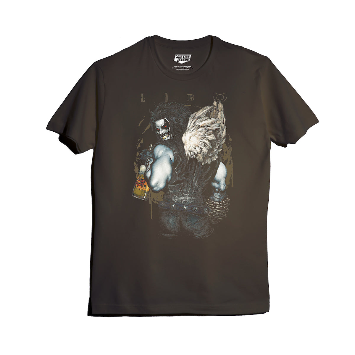 Lobo With Wings Brown Tee