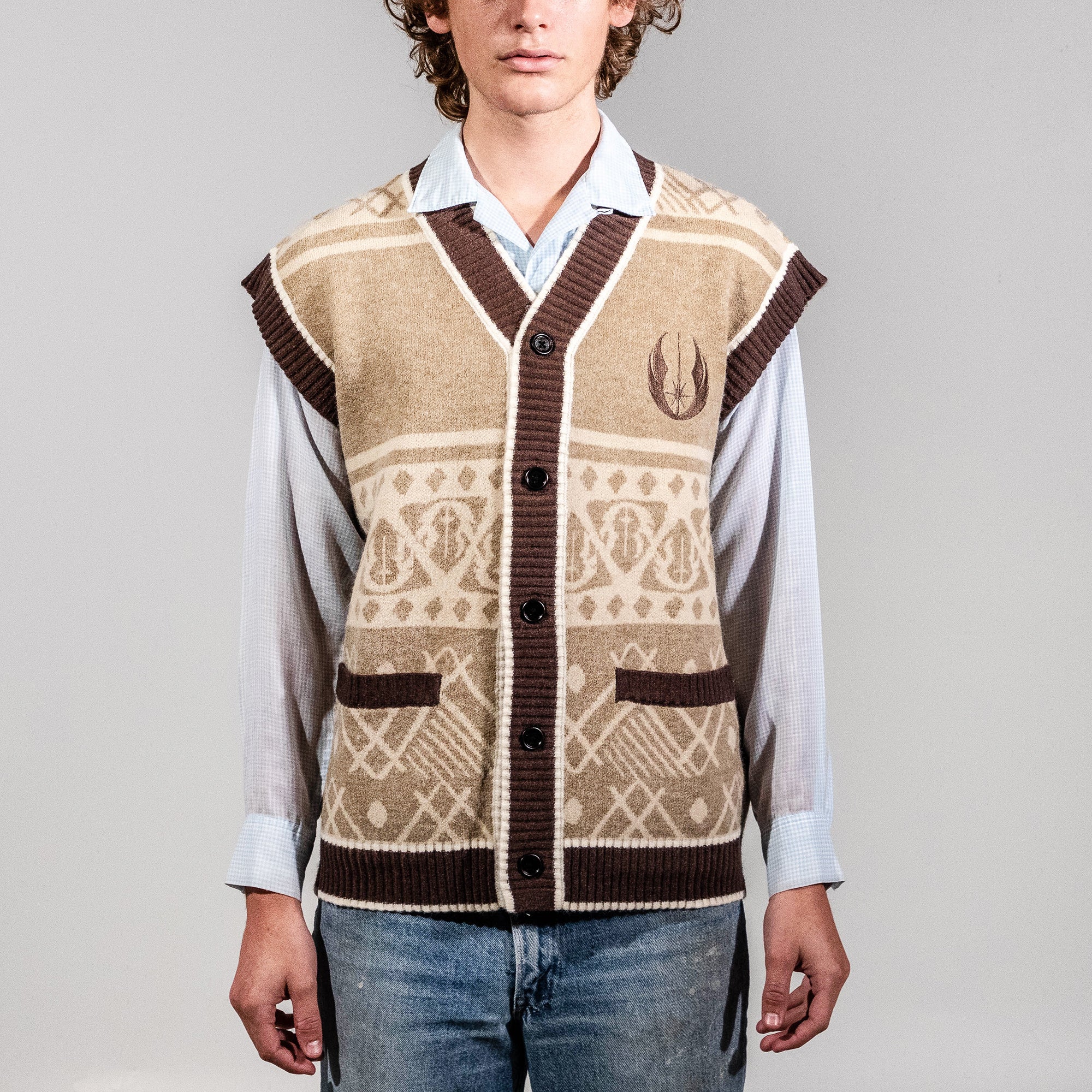 Star Wars Jedi Sweater Vest Official Apparel Accessories Heroes Villains Star Wars