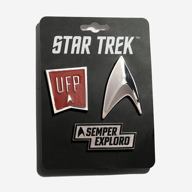 Star Trek Trio Enamel Pin Set - Heroes & Villains-Star Trek-Enamel Pin