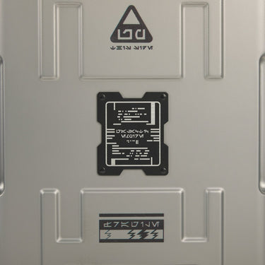 Star Wars close up detail Star Wars Imperial Carry-On Suitcase, Darth Vader-Inspired Luggage by Heroes & Villains