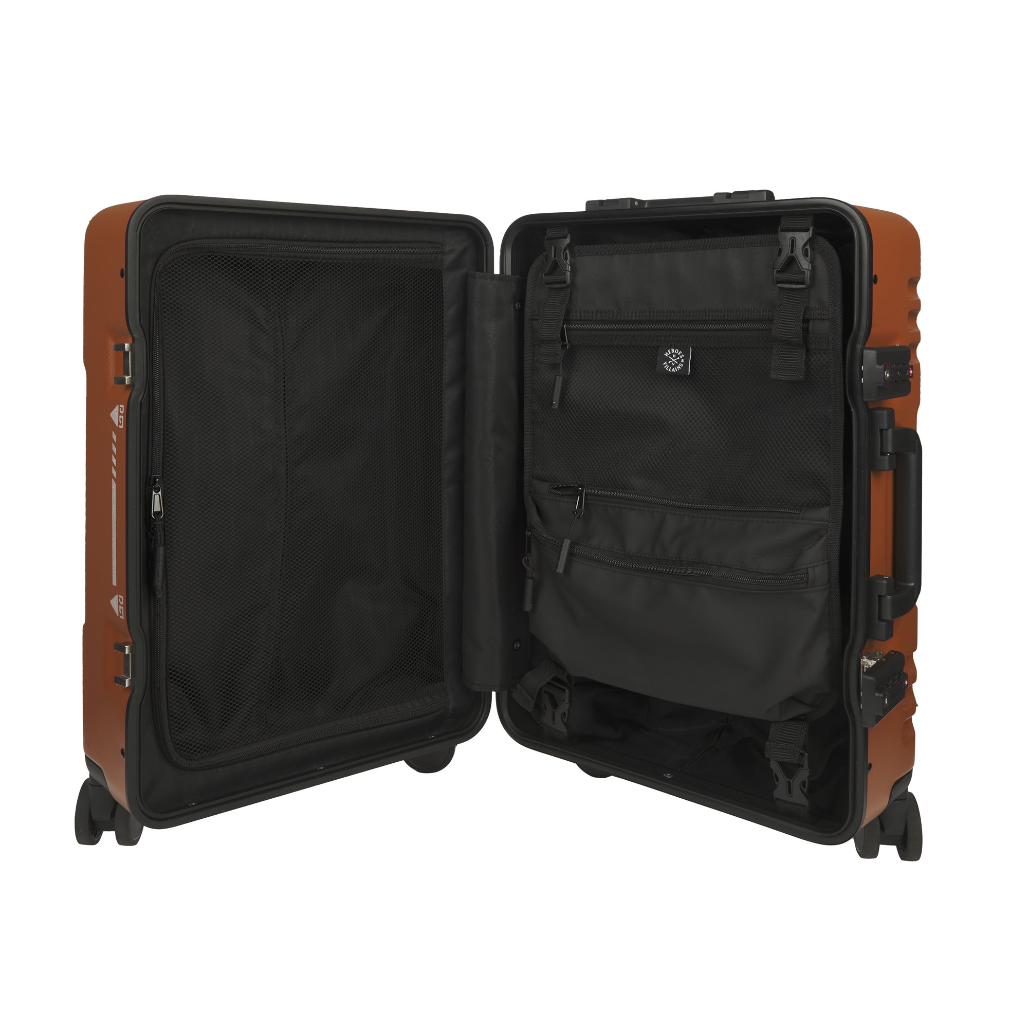 Orange Rebel Carry-On Suitcase