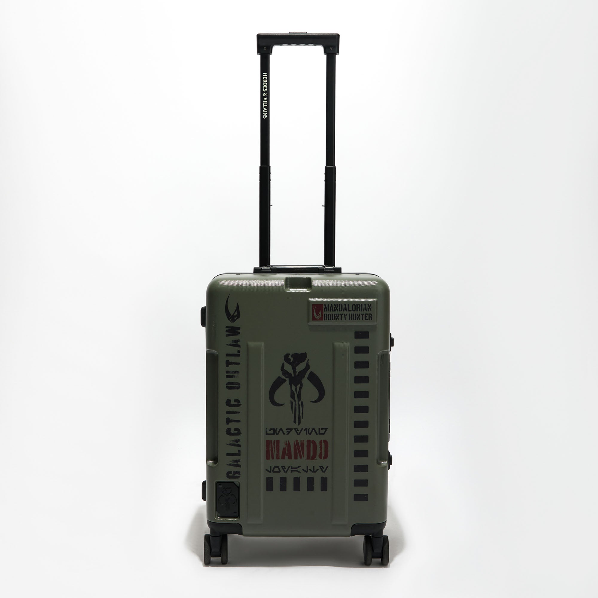 Green Mandalorian Carry-On Suitcase