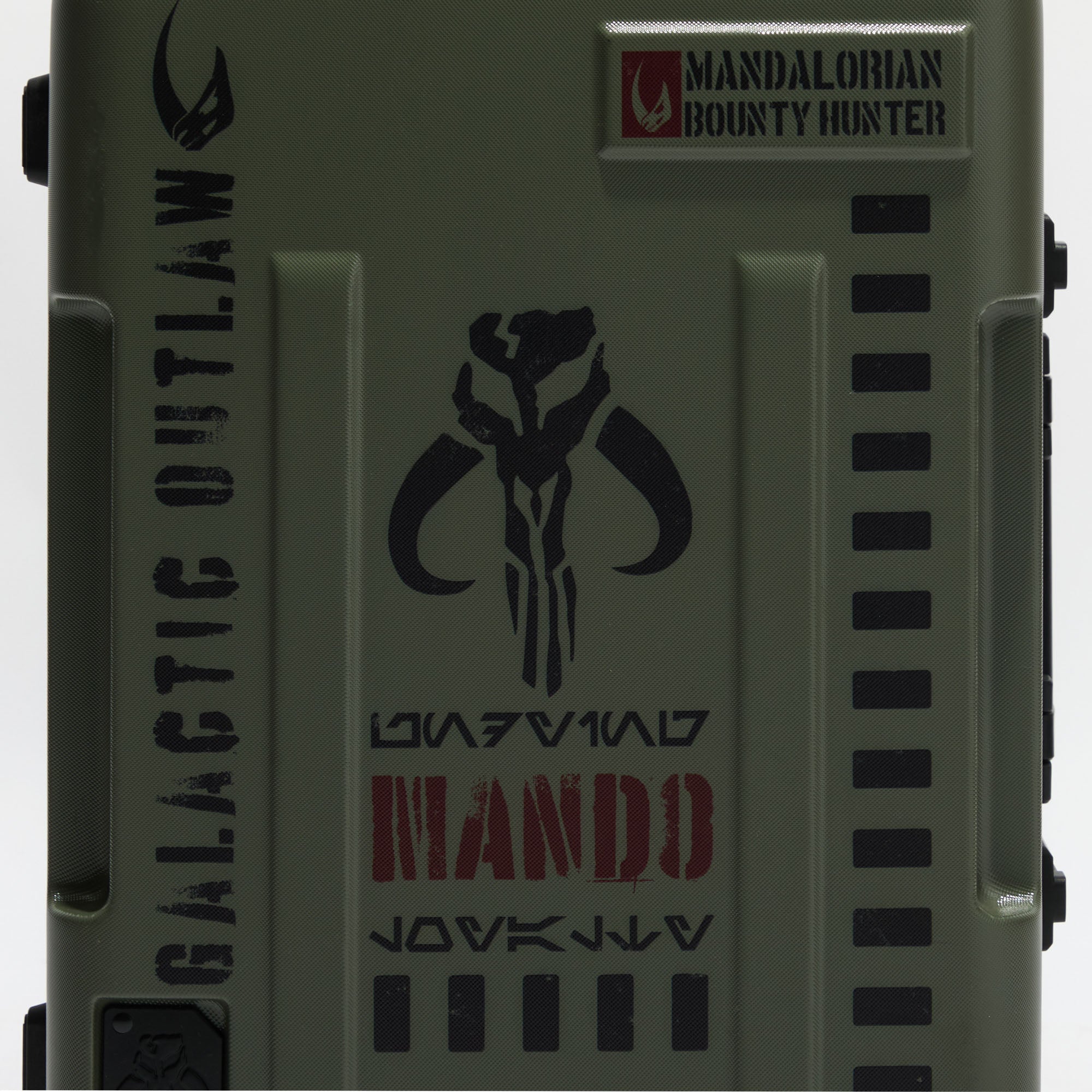 Green Mandalorian Carry-On Suitcase