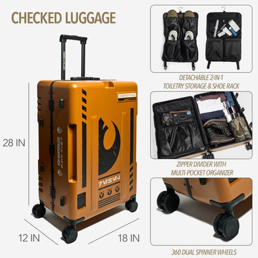 Rebel Skyrider Check-In - Heroes & Villains-Star Wars-Checked Suitcase