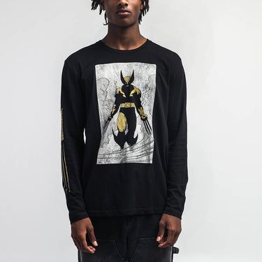 X-Men Wolverine Black Long Sleeve - Heroes & Villains-Marvel-Long Sleeve