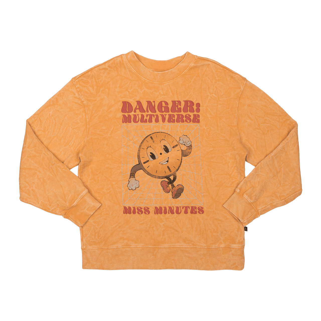Marvel Miss Minutes Gold Crew Sweatshirt | Official Apparel