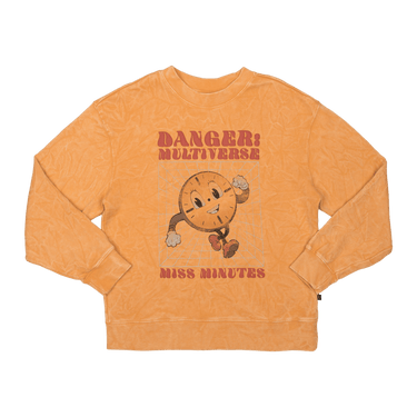 Miss Minutes Gold Crew Sweatshirt
