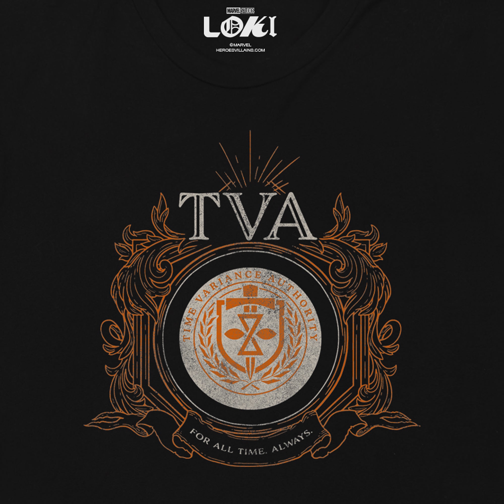 TVA Crest Black Long Sleeve