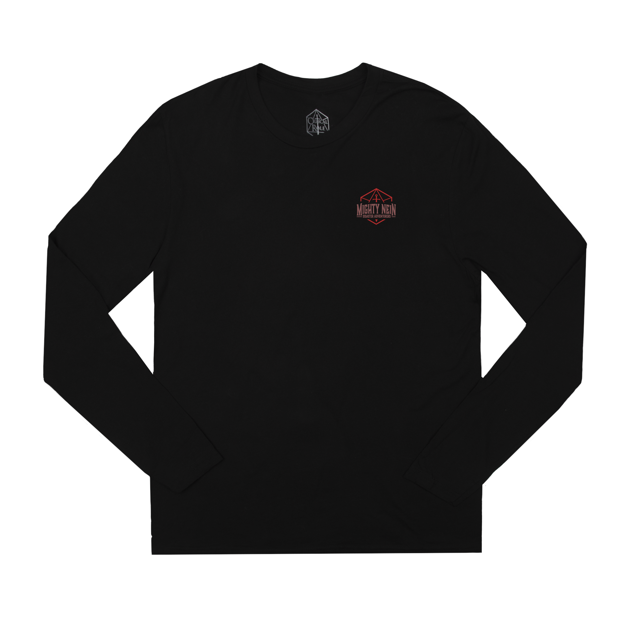 Mighty Nein Disaster Adventures Black Long Sleeve