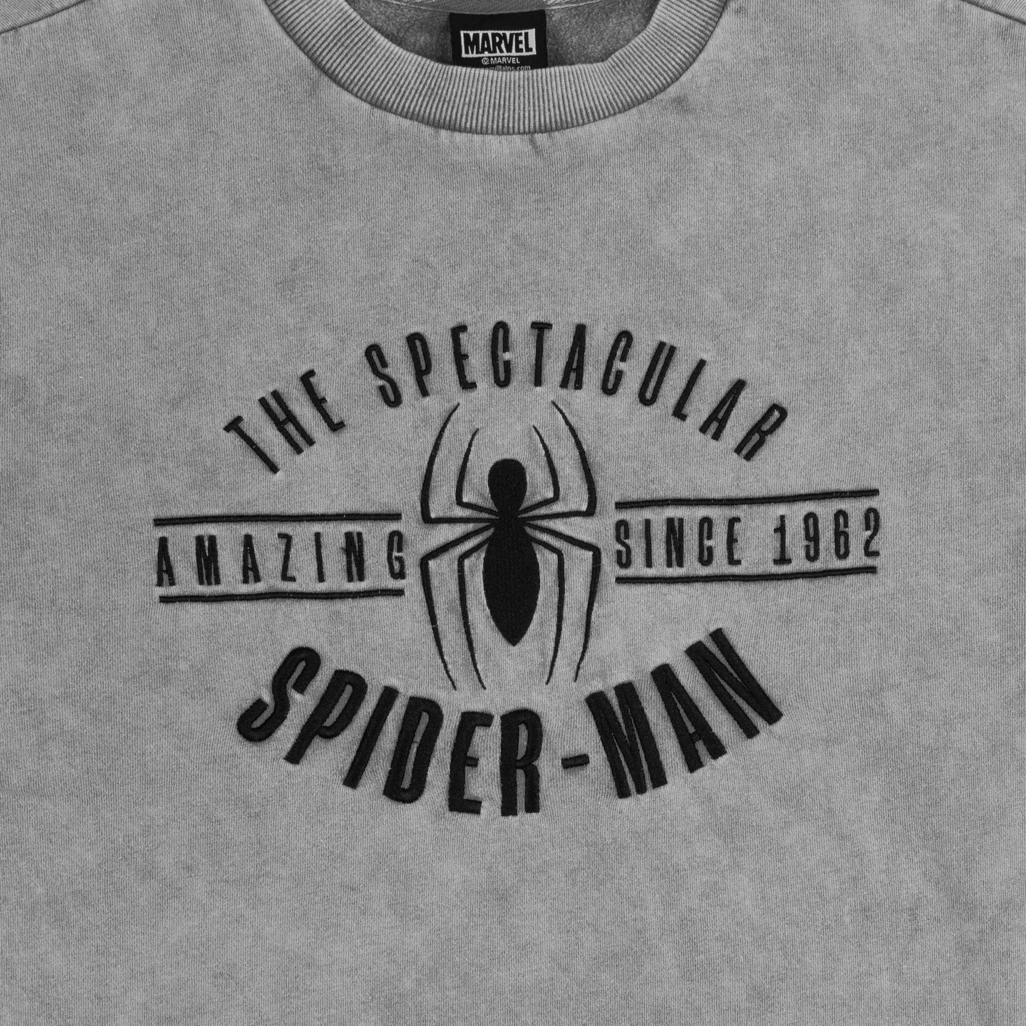 The Spectacular Spider-Man Gray Crew Sweatshirt