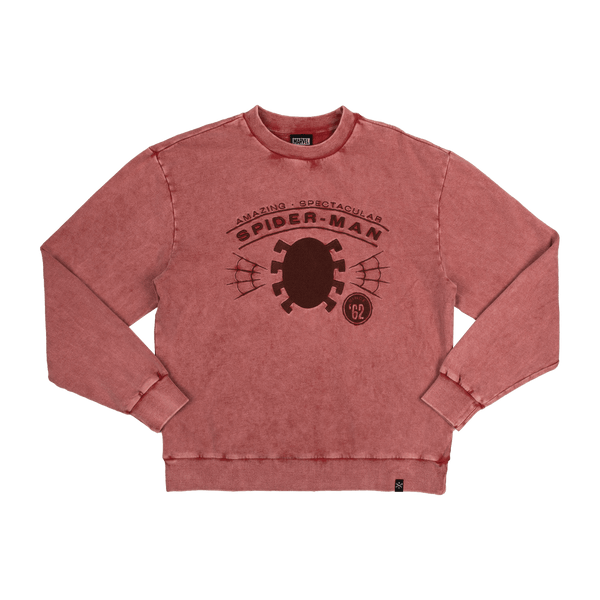 Marvel Spectacular Amazing Spider-Man Red Crew Sweatshirt