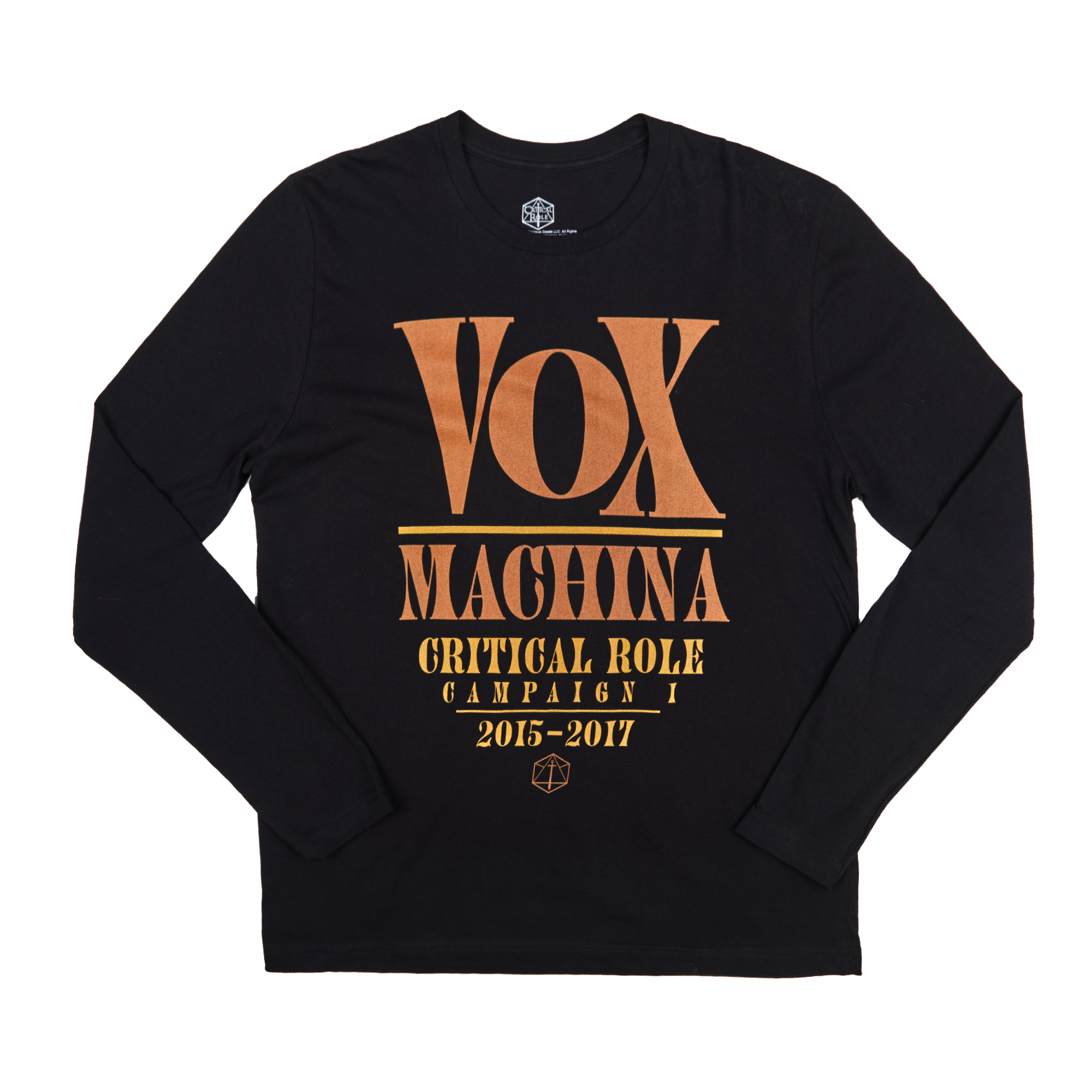 Vox Machina Black Long Sleeve