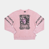 Front of Breathe In Breathe Out Blush Crew Sweatshirt.