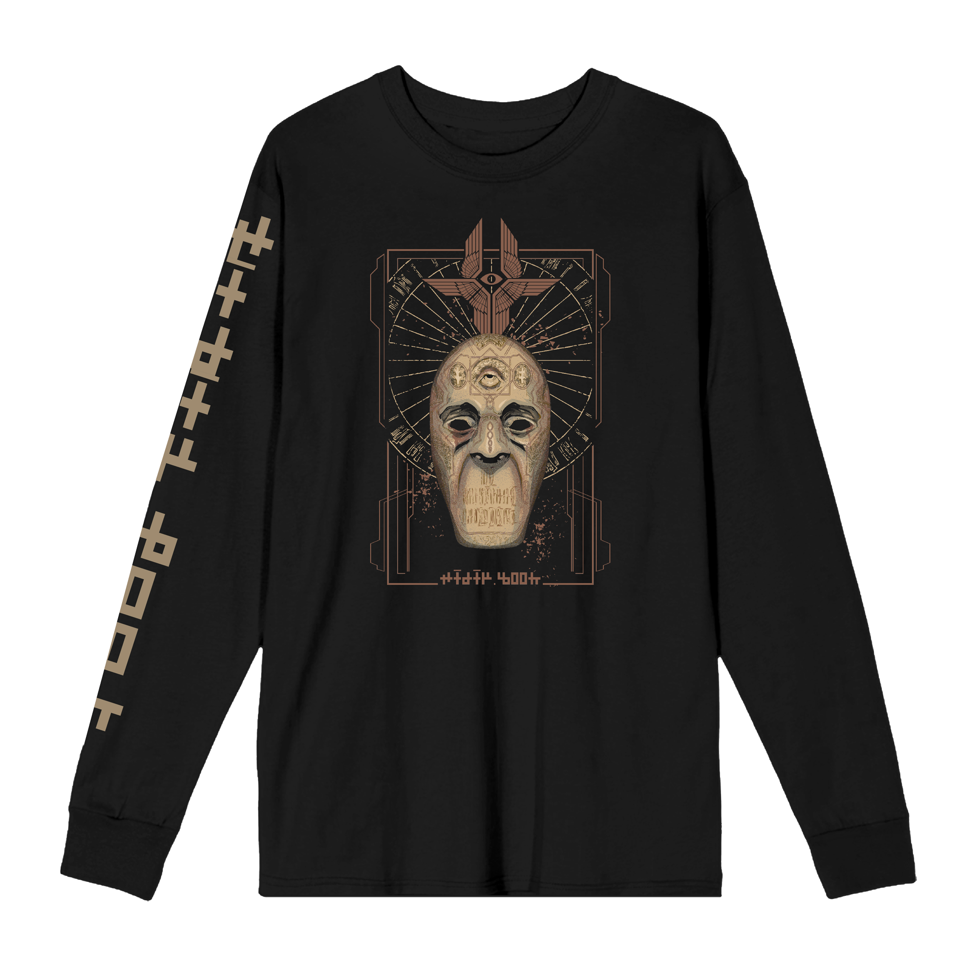 Priest Mask Black Long Sleeve