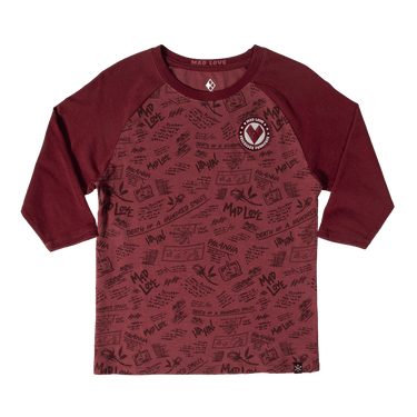 Mad Love Red Raglan