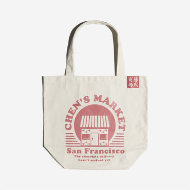 Eddie Brock Story Chen's Market Natural Tote Bag - Heroes & Villains-Marvel-Tote Bag