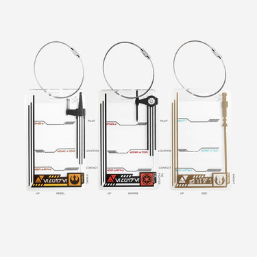 Star Wars Aviator Luggage Tag Set - Heroes & Villains-Star Wars-Luggage Tags