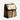 A Star Wars Jedi themed Lunch Box with a beige flap with aurebesh reading "Use the Force" and the main compartment is brown with a metal jedi logo, The lunchbag is facing the right 