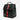 Black pouch with red strap and visible Star Wars Imperial Theme branding on a white background facing the left to show a mesh pocket