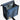 Navy X-Men Lunch Bag with insulated lining and a metal X-Men symbol on the bottom left