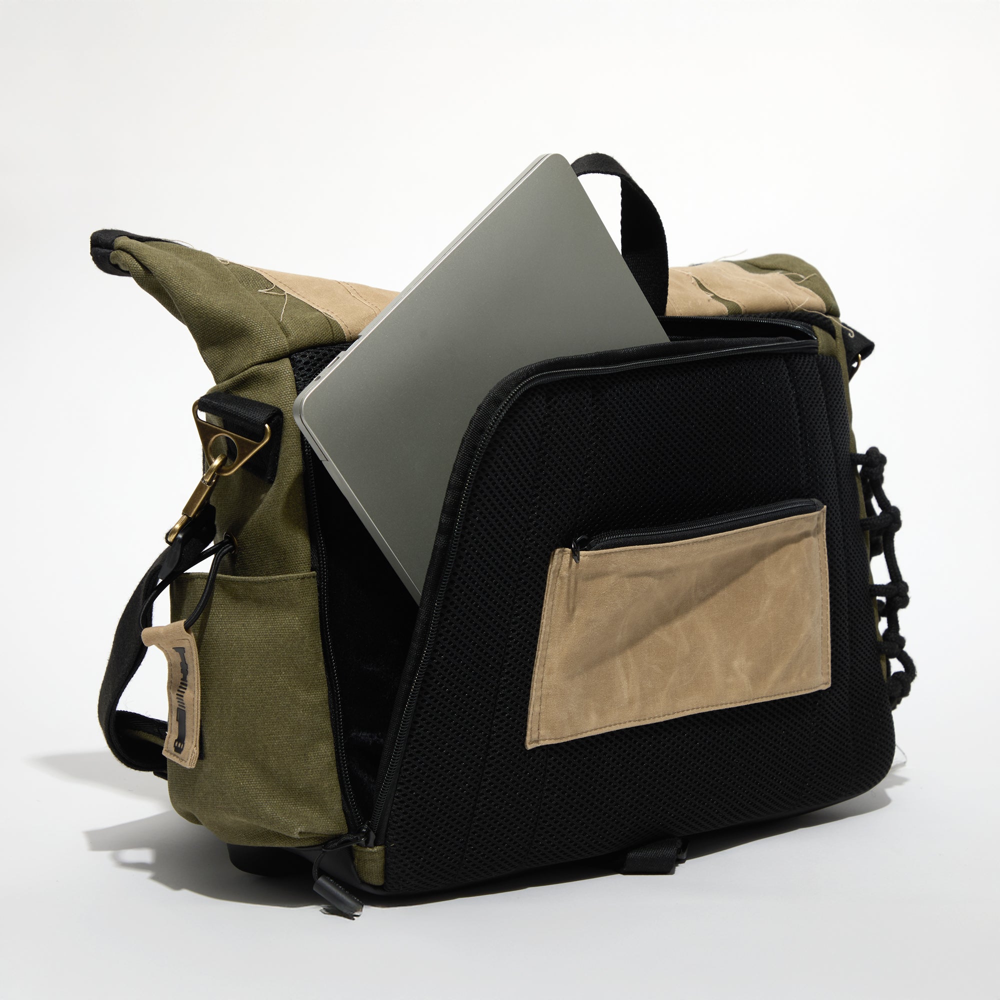 Jedi Convertible Roll Top Messenger Bag