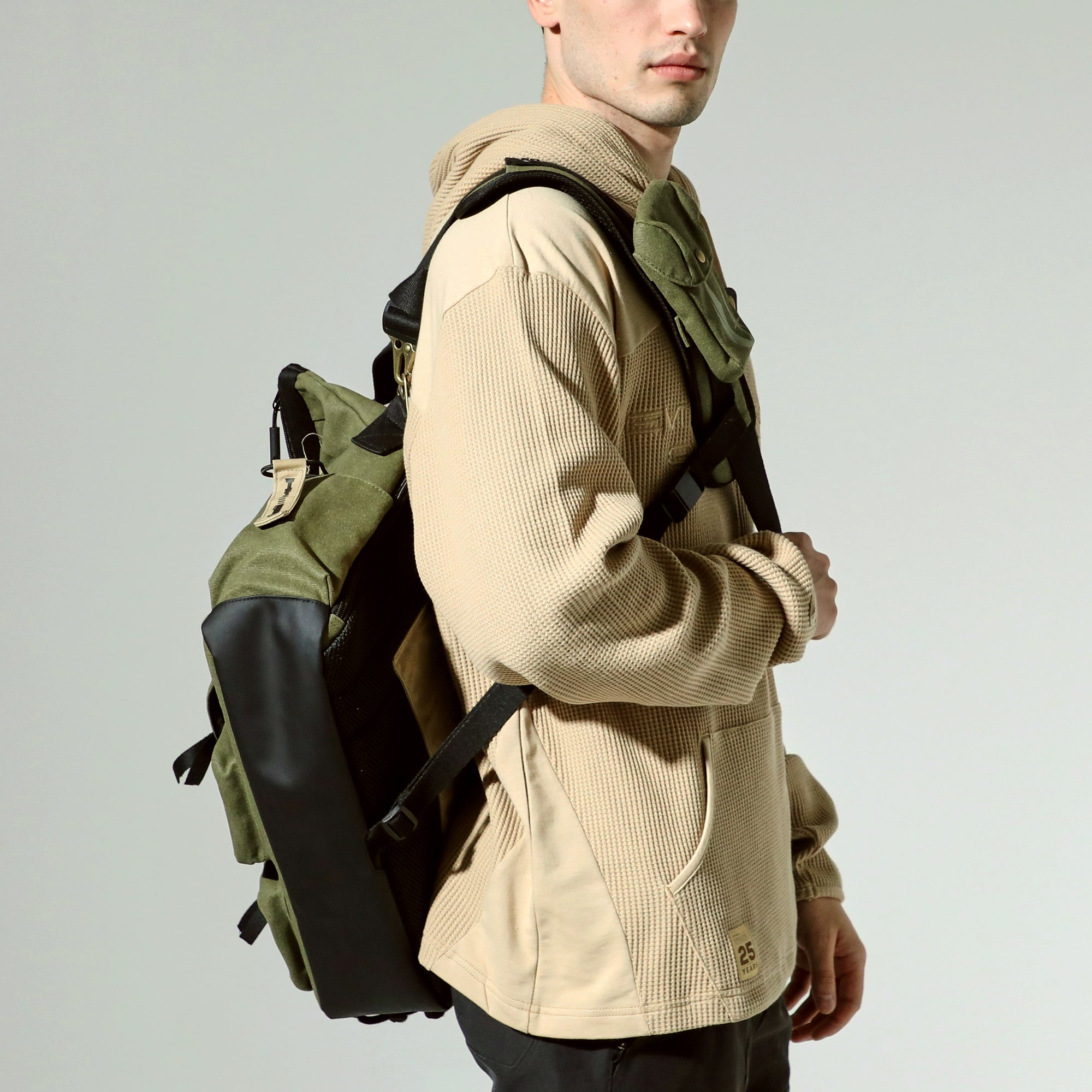 Jedi Convertible Roll Top Messenger Bag