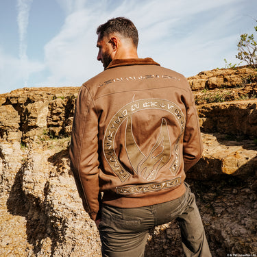 Star Wars The Mandalorian Canvas Bomber Jacket