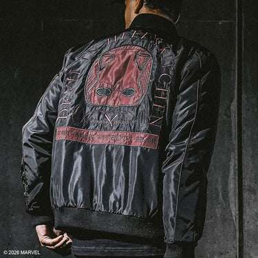 Daredevil Braille Bomber Jacket - Heroes & Villains-Marvel-Bomber Jacket