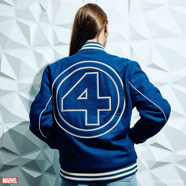 Fantastic Four Classic Varsity Jacket - Heroes & Villains-Marvel-Varsity Jacket